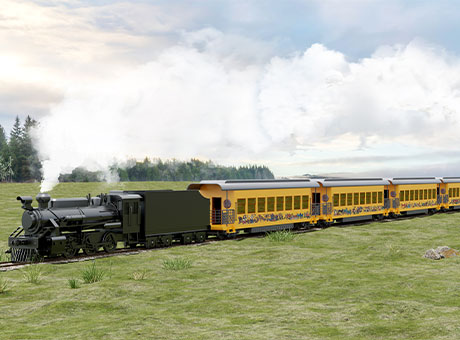 四川蒸汽火车厂家：造梦时光列车